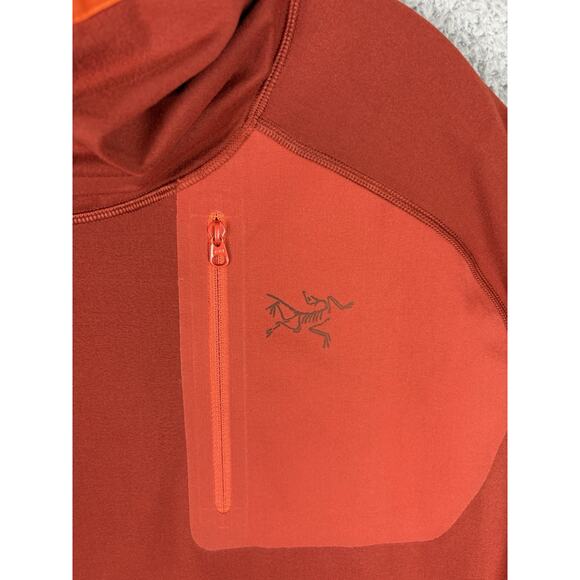 ARC'TERYX Delta Hoody Men’s XL Burnt Orange Baselayer Fleece Casual Performance - Picture 4 of 11